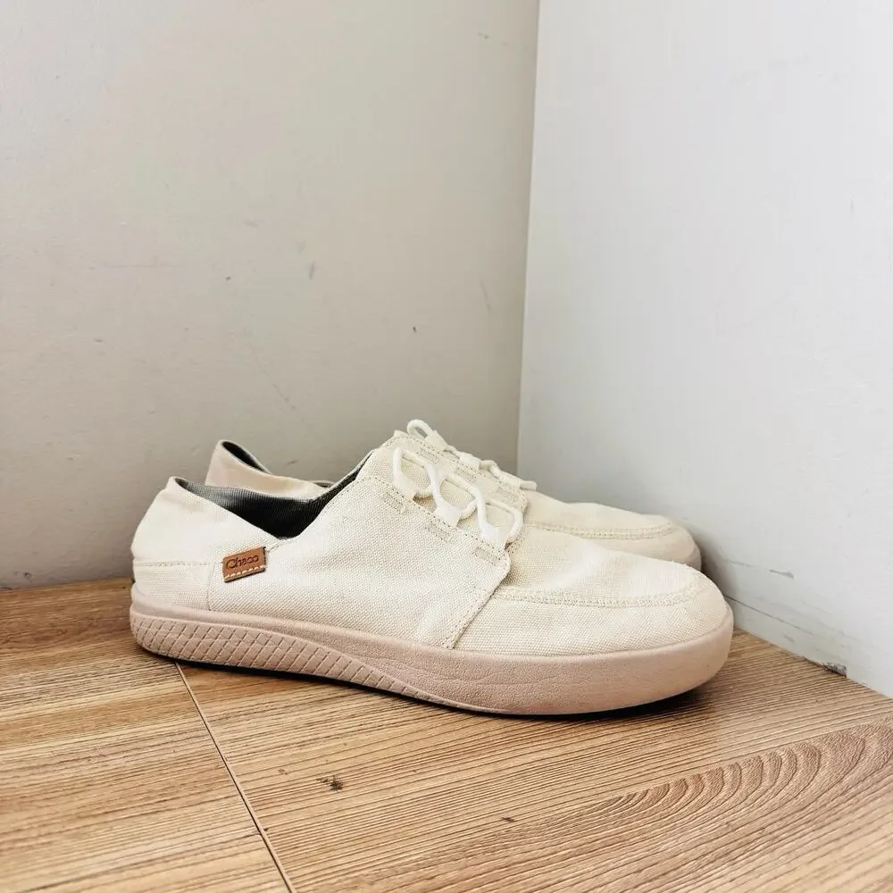 Chaco Ojai 3-Eye slip-on sneakers Cream Men’s Size 10.5